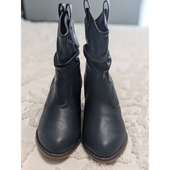 🤠 Charles Albert Western Cowboy Distressed Boots Navy Size 8 NWOT - Picture 3 of 7